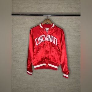 80’s Vintage Cincinnati Reds x Felco x MLB Satin Jacket